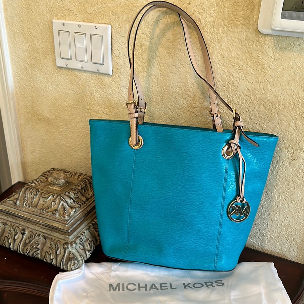 Michael Kors Turquoise Tote